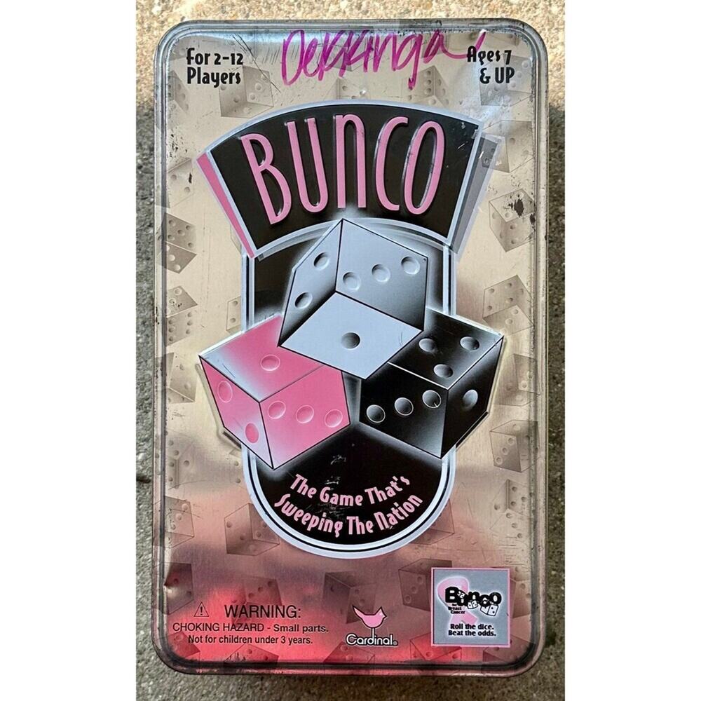 Bunco Game in Tin